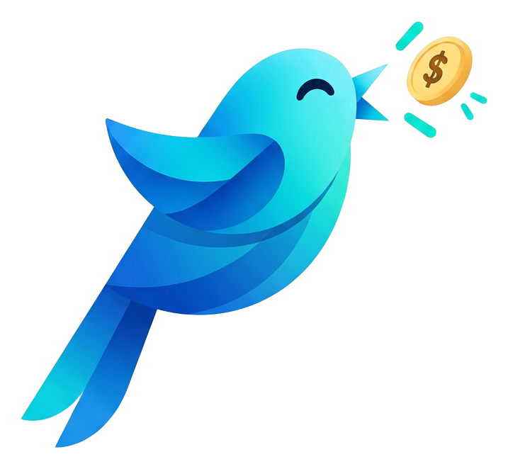 Chirp Surveys bird and coin